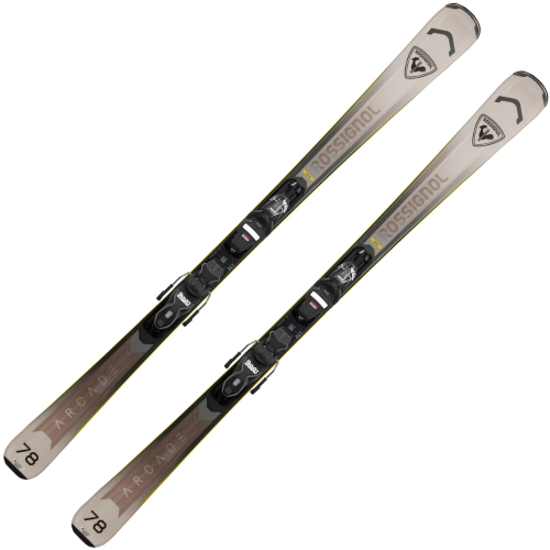 ROSSIGNOL Arcade 78 25/26 – leichter, wendiger All-Mountain-Ski mit 84 mm Mittelbreite, spielerischem Fahrverhalten und hoher Drehfreude für kreative Lines auf der Piste