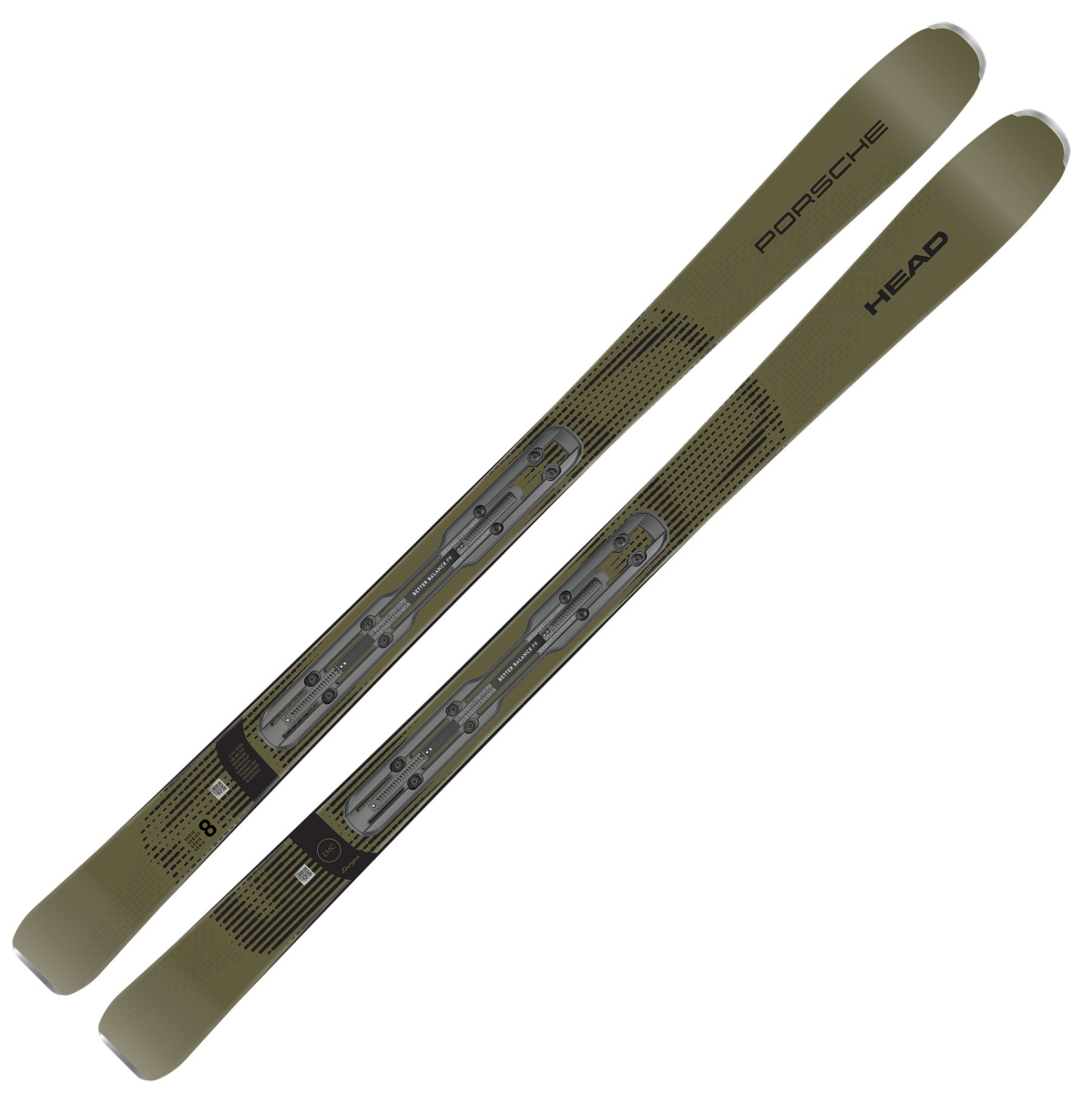HEAD Porsche 8 Series 25/26 – hochwertiger Premium-Carving-Ski mit edlem Porsche-Design, sportlicher Dynamik und präzisem Fahrverhalten für stilbewusste Skifahrer
