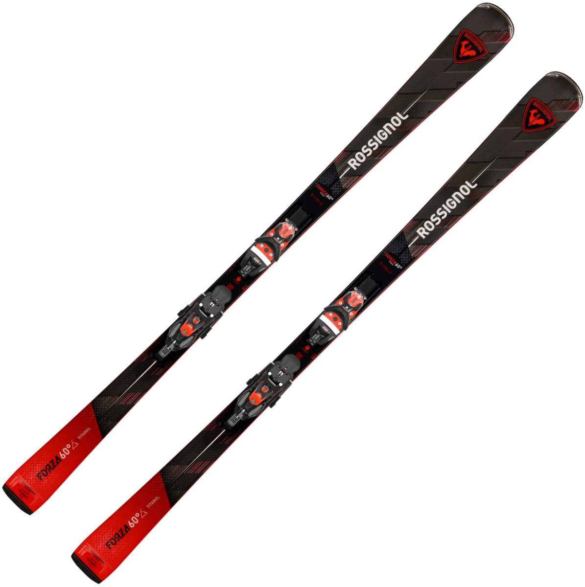 ROSSIGNOL Forza 60 V-TI 25/26 – dynamischer Pisten-Carver mit Titanal-Verstärkung, direkter Kraftübertragung und stabiler Performance für mittlere bis lange Radien